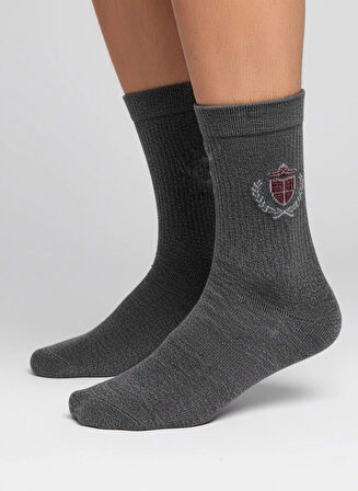 ERKEK ERTUNÇ 12'Lİ SİYAH LACİVERT ANTRASİT UZUN ÇORAP