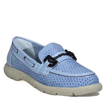 Yemeny Zincir Detaylı Mavi Casual Ayakkabı