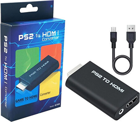 PS2 Playstation 2 AV&HDMI Dönüştürücü PS2-PS3  Hdmı görüntü Adaptörü Çevirici