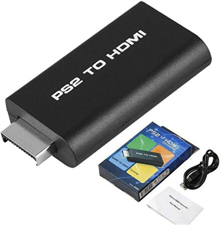 PS2 Playstation 2 AV&HDMI Dönüştürücü PS2-PS3  Hdmı görüntü Adaptörü Çevirici