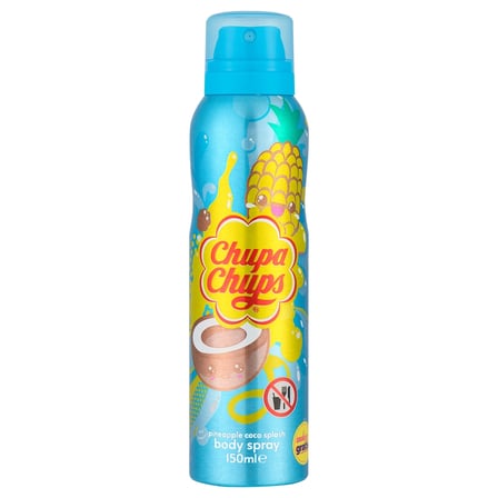 2 ADET Chupa Chups Pineapple Coco Splash Kadın Deodorant Body Sprey 150 ml