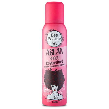 2 ADET Bee Beauty Aslan Kadın Deodorant Sprey 150 ml