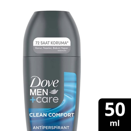 2 ADET Dove Men +Care Clean Comfort Erkek Roll On Deodorant 50 ml