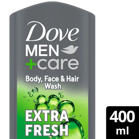 2 ADET Dove Men +Care Extra Fresh Ferahlatıcı Duş Jeli 400 ml
