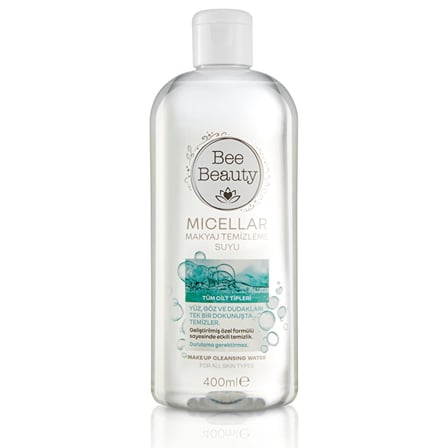 3 ADET Bee Beauty Micellar Makyaj Temizleme Suyu Tüm Ciltler İçin 400 ml