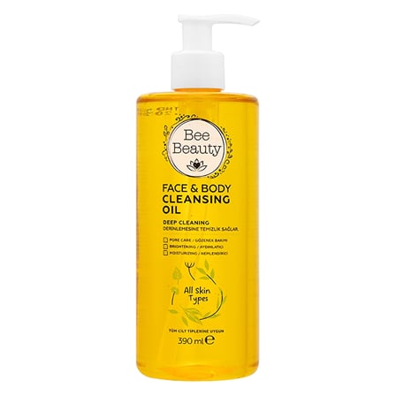 3 ADET Bee Beauty Yüz & Vücut Temizleme Yağı 390 ml