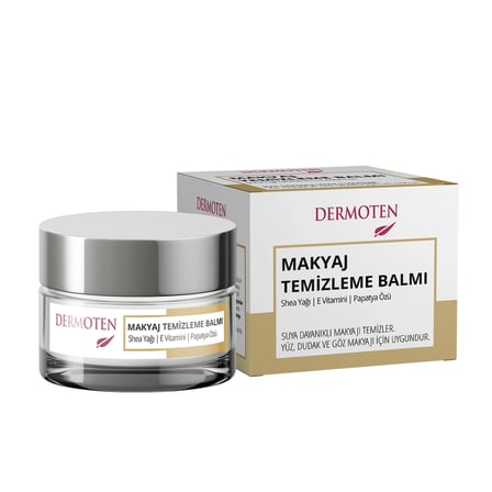 3 ADET Dermoten Arındırıcı Makyaj Temizleme Balmı 50 ml