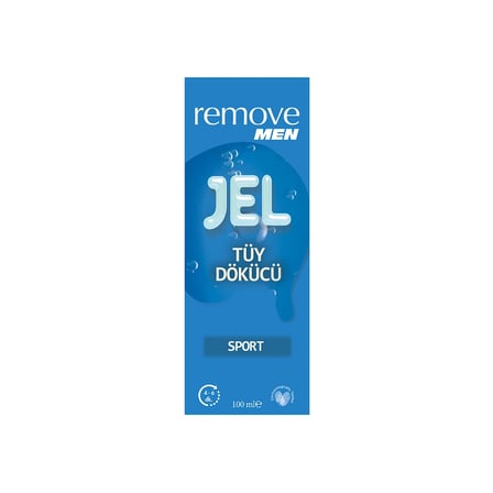 3 ADET Remove Men Tüy Dökücü Jel Sport 100 ml