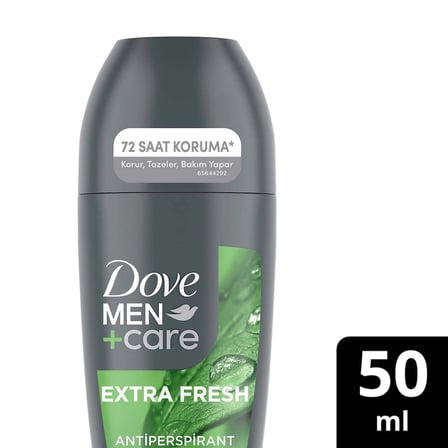 3 ADET Dove Men +Care Extra Fresh Erkek Roll On Deodorant 50 ml