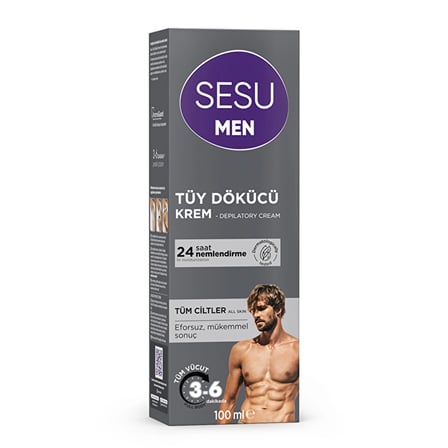 3 ADET Sesu Tüy Dökücü Krem For Men 100 ml