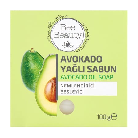 3 ADET Bee Beauty Avokado Yağlı Kalıp Sabun 100 gr