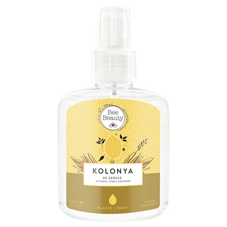 4 ADET Bee Beauty Klasik Limon Kolonya 100 ml