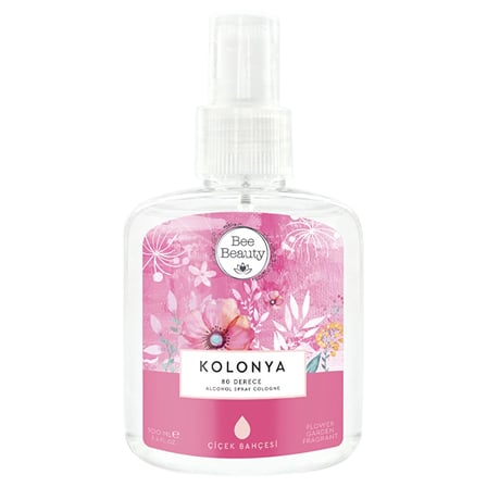 4 ADET Bee Beauty Çiçek Bahçesi Kolonya 100 ml