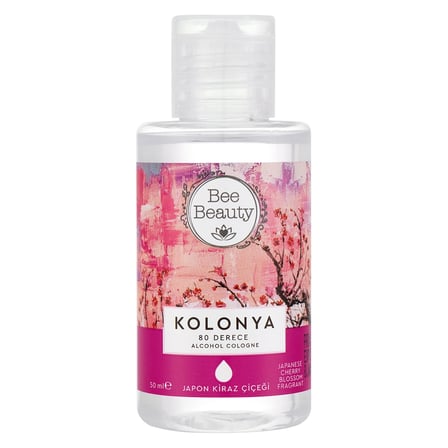 4 ADET Bee Beauty Kolonya Japon Kiraz Çiçeği 50 ml