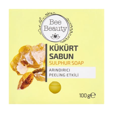 4 ADET Bee Beauty Kükürt Kalıp Sabun 100 gr