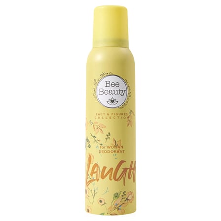 5 ADET Bee Beauty Fact and Figures Collection Laugh Kadın Deodorant Sprey 150 ml