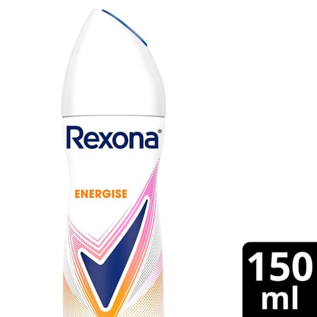 5 ADET Rexona Kadın Sprey Deodorant Energise Bergamot & Yeşil Elma 150 ml