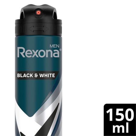 5 ADET Rexona Men Erkek Sprey Deodorant Invisible Black & White 72 Saat Kesintisiz Koruma 150 ml