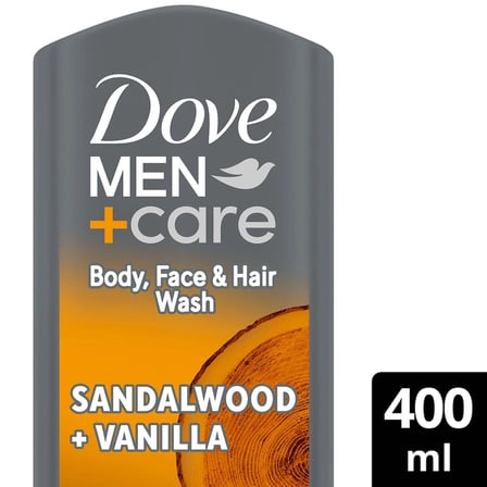 5 ADET Dove Men +Care Sandalwood + Vanilla Besleyici Duş Jeli 400 ml