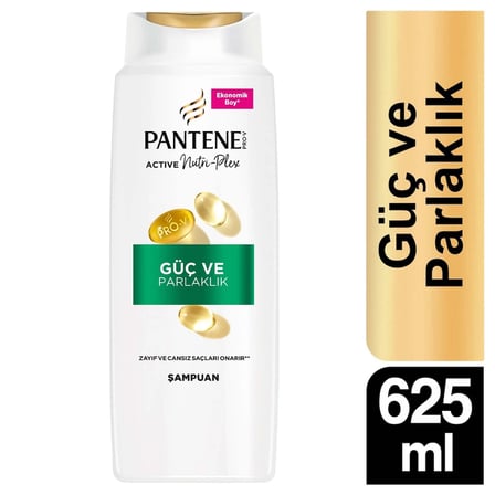 Pantene Pro-V Güç & Parlaklık Şampuan 625 ml