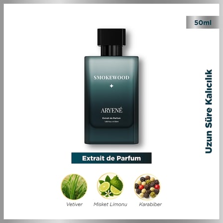 Aryene Smokewood Debut Extrait de Parfum Erkek Parfüm 50 ml