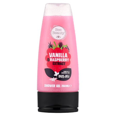 Bee Beauty Duş Jeli Vanilya & Ahududu 250 ml