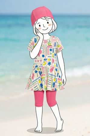 Tropic Fun Kız Çocuk Mayo Takımı 