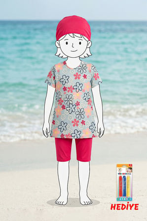 Daisy Bloom Kız Çocuk Mayo Takımı