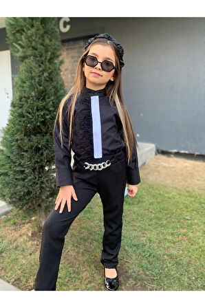 Yeni Sezon Bayramlık Şık Tüy Detaylı Takım