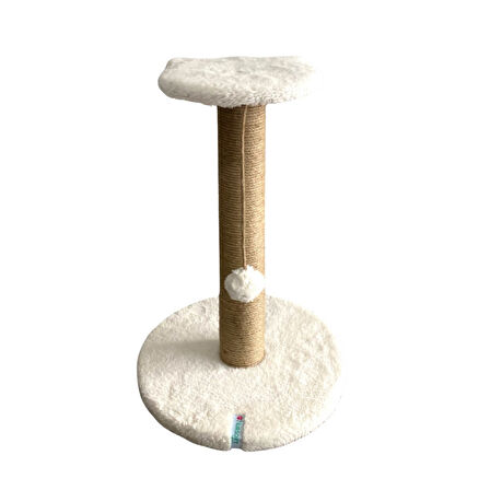 Reyo Pet Stepli Kedi Tırmalama Tahtası Beyaz