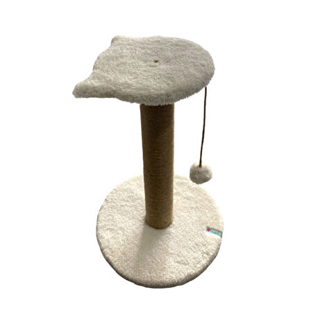 Reyo Pet Stepli Kedi Tırmalama Tahtası Beyaz