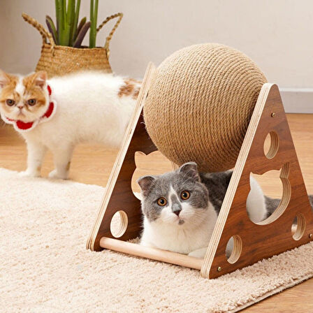 Reyo Pet Üçgen Toplu Kedi Tırmalaması