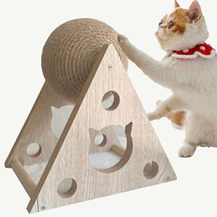 Reyo Pet Üçgen Toplu Kedi Tırmalaması