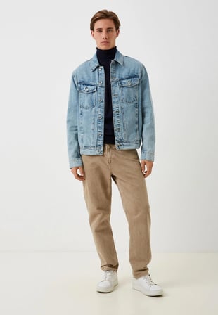 Erkek Tam Balıkçı Boğazlı Triko Lacivert Slim Fit Pamuklu Sık Örme Kazak NCS JEANS 3003