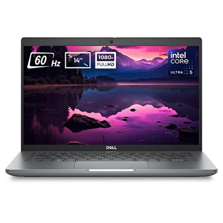 DELL Latitude 5450 N009L545014U Intel CoreUltra 5 135U 16GB 512GB SSD 14" FHD Ubuntu Tasinabilir Bilgisayar
