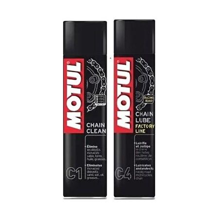 Motul C1+C4 Zincir Yağlama ve Temizlik Seti 