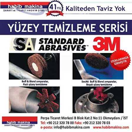 (10D) MİLLİ YÜZEY TEMİZLEYİCİ (76,2 mm) ORTA KUM 80 