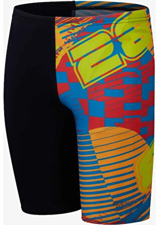 Speedo Allover Digital Jammer Erkek Çocuk Yüzücü Mayosu Renkli