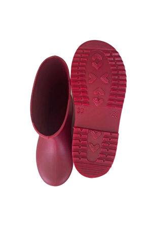 Bahçe ve Yağmur Renkli Çocuk Çizmesi 26-35 Pembe