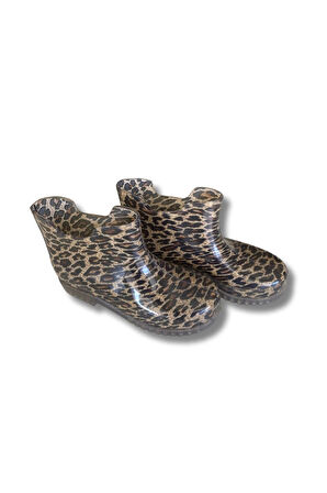 Potin Kadın Yağmur Botu 36-40 Leopar