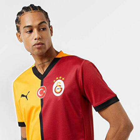 Puma 779656-01 Galatasaray 24/25 Kadın İç Saha Parçalı Forması Sarı-Kırmızı