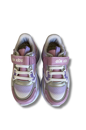 Gür Kids Kız Çocuk Spor Ayakkabısı 26-35 Pembe-Lila