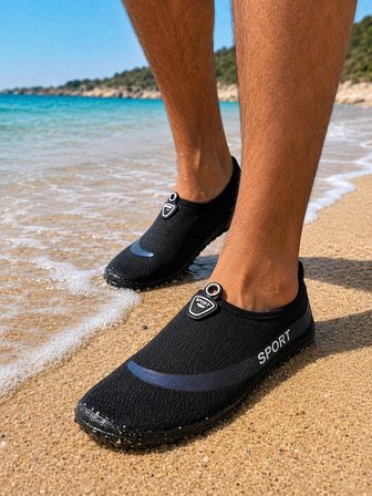 Belix Erkek Deniz ve Plaj Ayakkabısı Kaymaz Tabanlı Siyah 41-44