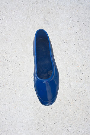 Zenne Renkli Çıplak Bahçe Tarım Kadın Ayakkabısı 35-41 Mavi