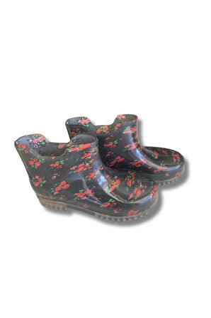 Potin Kadın Yağmur Botu 36-40 Kırmızı