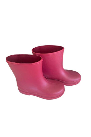 Bahçe ve Yağmur Renkli Çocuk Çizmesi 26-35 Pembe