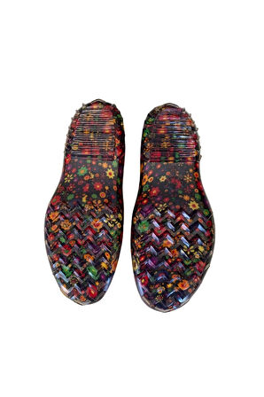 Zenne Çiçekli Bahçe ve Tarım Kadın Ayakkabısı 36-40 Sarı