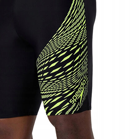 Speedo Medley Logo Jammer Erkek Mayo Şort Siyah-Yeşil