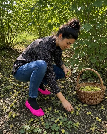 Zenne Kaymaz Tabanlı Makosen Bahçe ve Tarım Ayakkabısı 36-42 Pembe