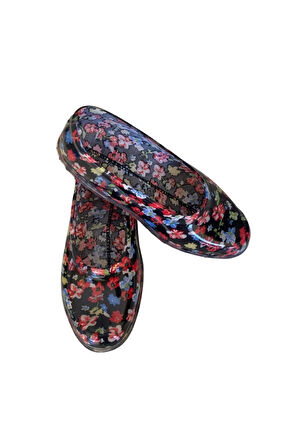 Patik Çiçekli Bahçe ve Tarım Kız Çocuk Ayakkabısı 21-28 Pempe